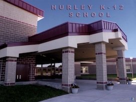 Main entrance of the Hurley School District