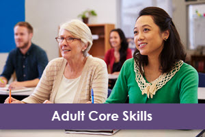 LearningExpress Library Adult Core Skills logo