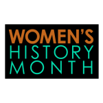 Women's History Month logo from Library of Congress