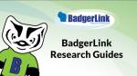 BadgerLink Research Guides