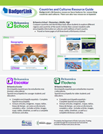 Countries and Cultures Resource Guide