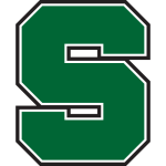 Green letter S outlined with black border